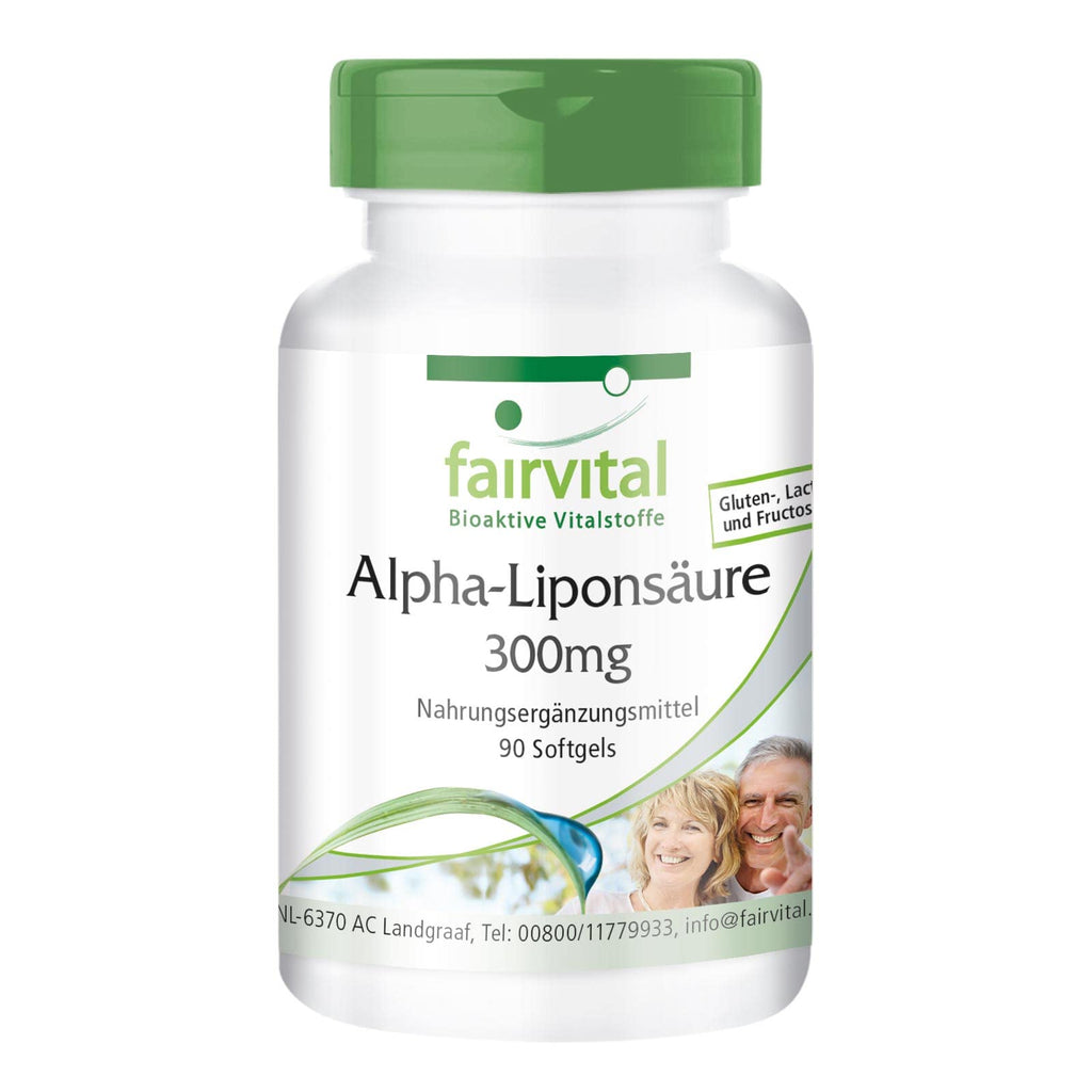 Fairvital | Alpha lipoic acid capsules 300mg (alpha-lipoic acid, ALA) - for 3 months - HIGH DOSE - 90 softgels - NewNest Australia