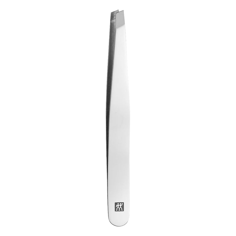 ZWILLING Oblique Tweezers for Precise Eyebrow Hair Removal, Polished Stainless Steel, 90 mm Oblique Tip - NewNest Australia