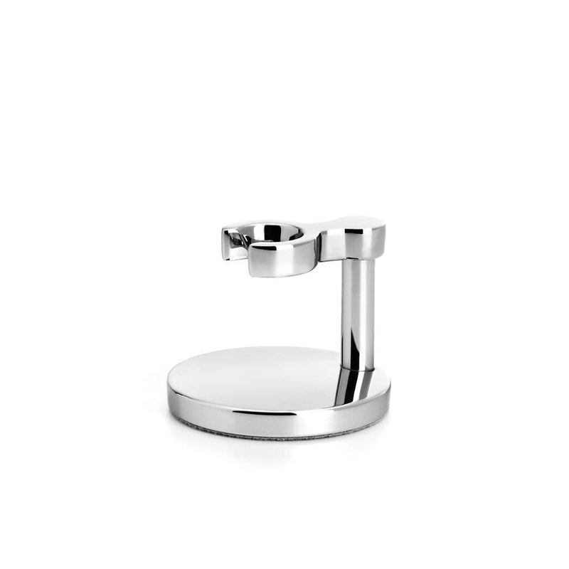 MÜHLE Traditional stand for classic safety razors - chrome-plated holder Chrome - NewNest Australia