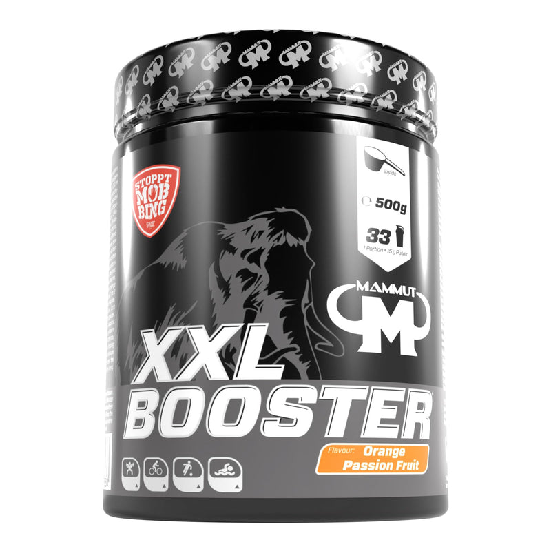 Mammut Nutrition XXL Booster orange - passion fruit, granules, pack of 1 (1 x 500 g) - NewNest Australia