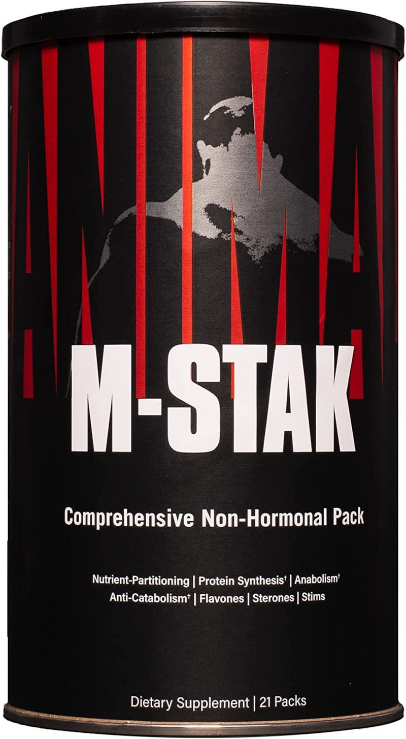 Universal Nutrition Animal M-Stak, Supports Muscle Building, Suitable For Hardgainers, Mass Gainer For Weight Gain, Strength Training, Dietary Supplements, 21 Packs + 2 Packs Free - NewNest Australia