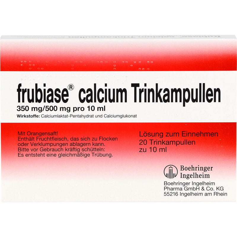 Frubiase Calcium T drinking ampoules 20 pieces - NewNest Australia