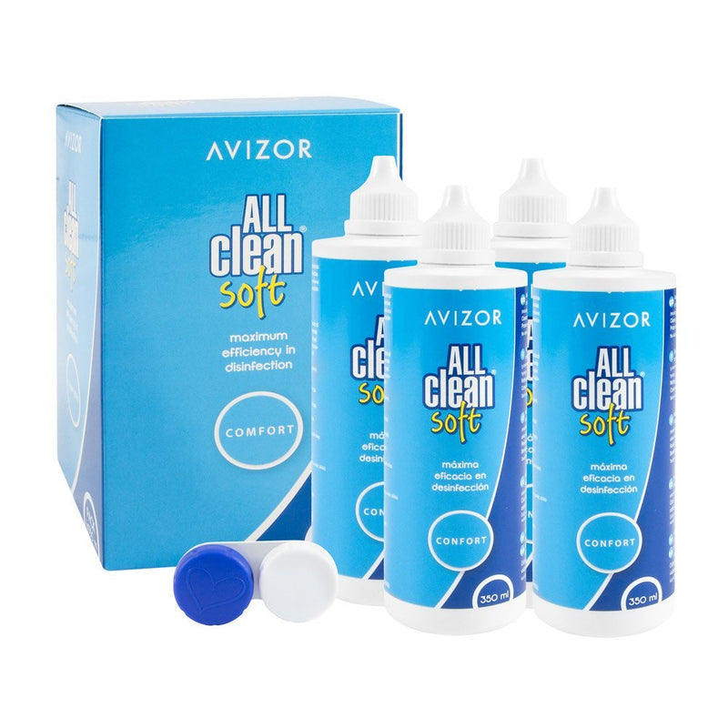 Avizor All Clean Soft, 4 x 350 ml, pack of 1 (1 x 1,578 l) 350 ml (pack of 4) - NewNest Australia