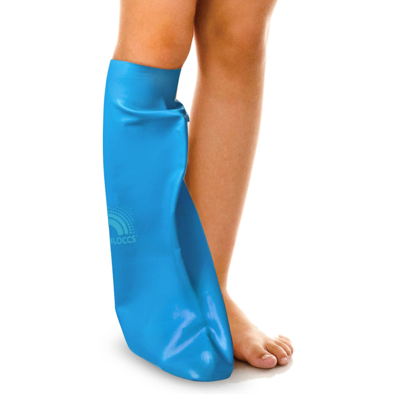 Bloccs - Waterproof Cast Leg Protector - #CL78-XS - Kids (XS) Blue XS (Pack of 1) - NewNest Australia