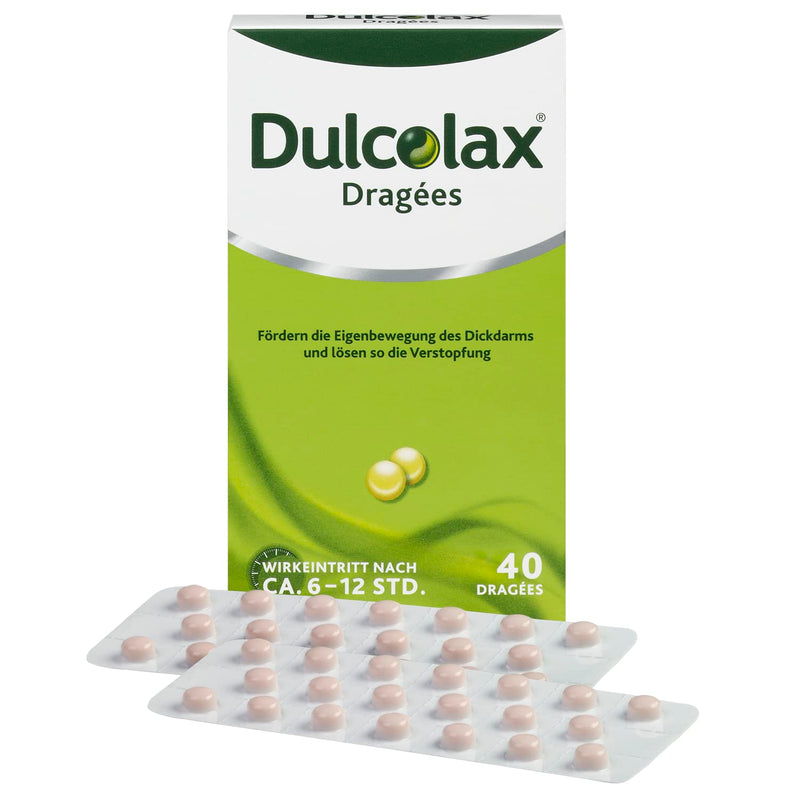 Dulcolax Dragées - Laxative for predictable relief from constipation - 40 pieces (pack of 1) - NewNest Australia