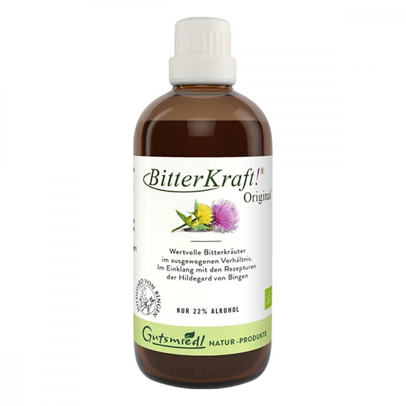 Bitterkraft Original In 5 Sizes - Organic Bitter Substance Drops According To Hildegard Von Bingen - Balanced Herbs Before Eating - 100Ml Bitter Drops Herb Bitter - NewNest Australia