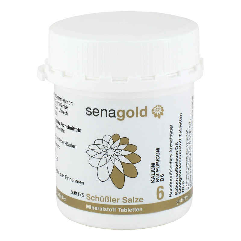 Schüßler Salt No.6 - Kalium sulfuricum D6-400 tablets, gluten-free - NewNest Australia