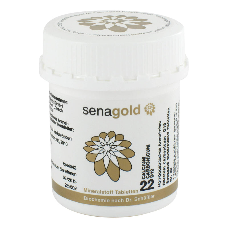 Schüßler Salt No. 22 - Calcium carbon. D12-400 tablets, gluten free - NewNest Australia