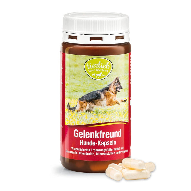 tierlieb Joint Friend Dog Capsules with Calcium, Magnesium, Glucosamine & Chondroitin 130 Capsules - NewNest Australia