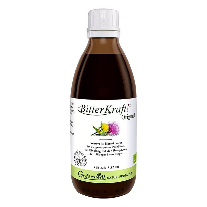 Bitterkraft Original In 5 Sizes - Bio - Drops Of Bitter Substances According To Hildegard Von Bingen - Balanced Herbs Before Eating - 200Ml Bitter Drops Of Bitter Herbs - NewNest Australia