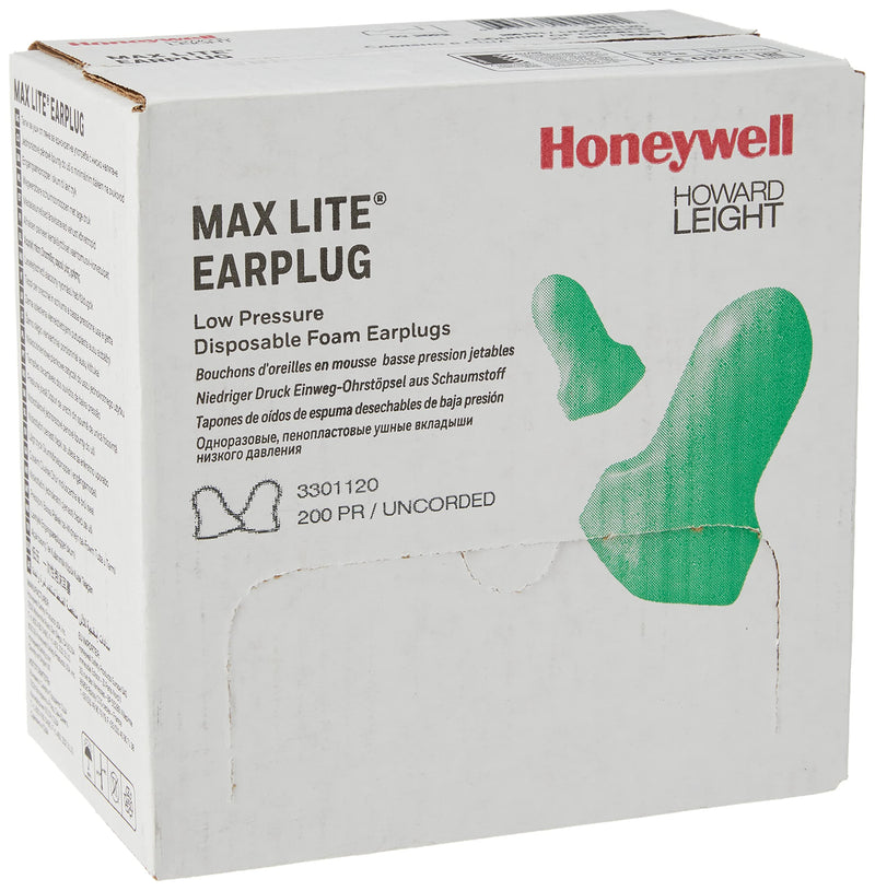 Howard Leight by Honeywell 3301120 Max Lite Disposable Earplugs - NewNest Australia