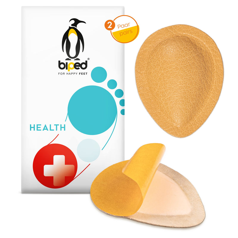 biped 2 pairs of orthopedic splayfoot pads made of leather teardrop shape - retro capital support - for gluing into shoes and sandals z1781(41-42) 41-42 - NewNest Australia