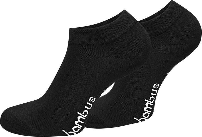 normani 6 pairs of bamboo sneakers with pique cuffs black 39-42 - NewNest Australia