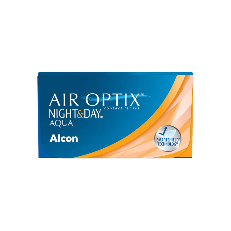 Air Optix Night & Day Aqua monthly lenses soft, 6 pieces, BC 8.6 mm, DIA 13.8 mm, -2.5 diopters 8.6 millimeters 13.8 millimeters - NewNest Australia