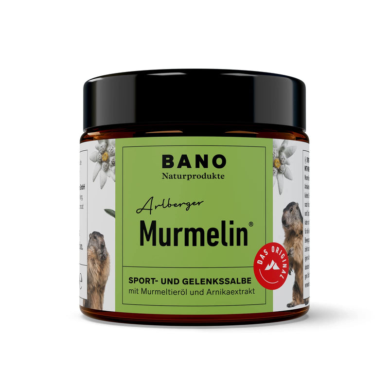 BANO Arlberger Marmot Sport and Joint Ointment, Original Marmot Ointment, Made in Austria, with Marmot Oil, Arnica, Mountain Pine Oil, Menthol, 100 ml - NewNest Australia