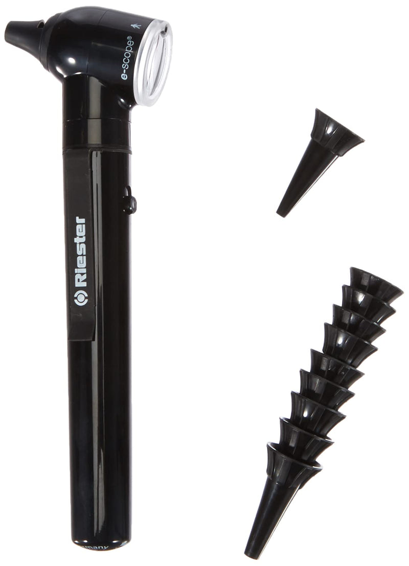 RIESTER - E-Scope xenon otoscope 2.5V, with direct xenon lighting, in a bag, black, 31550 - NewNest Australia