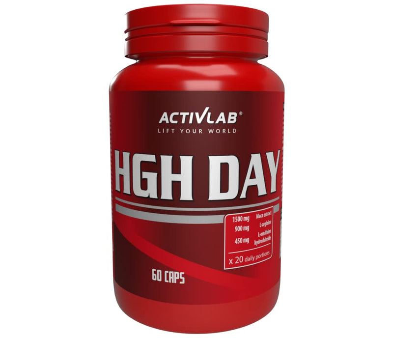 Activlab Hgh Day 60 Capsules | Maca Extract With Ornithine And Arginine | Zinc | Increase Libido, Testosterone, Muscle Mass | Regeneration | Strength Training, Martial Arts (Mma, Muay Thai, K1) - NewNest Australia