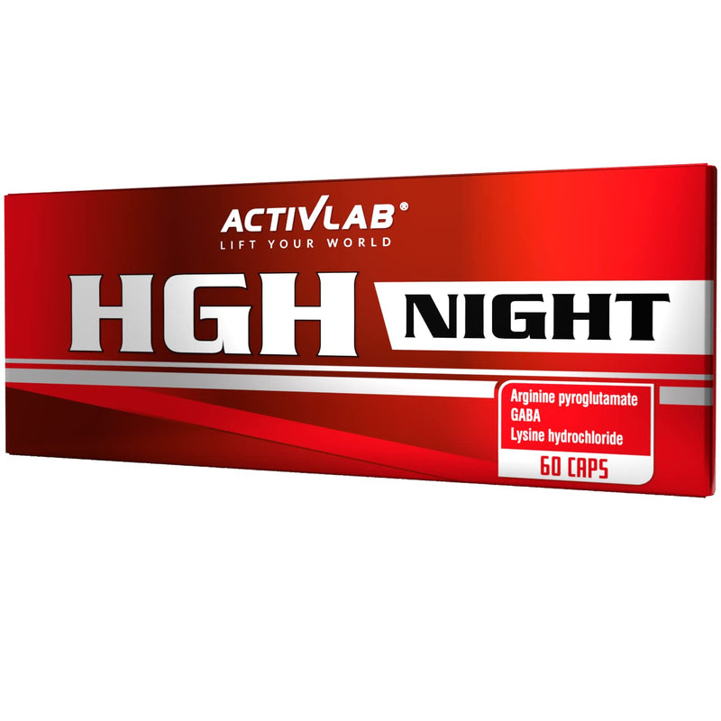 Activlab Hgh Night - 60 Capsules | 30 Servings | Combination Of Arginine, Gaba, Lysine| Before Bed | Concentration, Regeneration | Reduction Of Fatty Tissue| Increase In Strength And Rapid Gain In Muscle Mass Bodybuilding, Powerlifting... - NewNest Australia