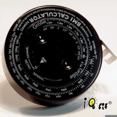 BMI tape measure "Black Edition" with German labeling - NewNest Australia