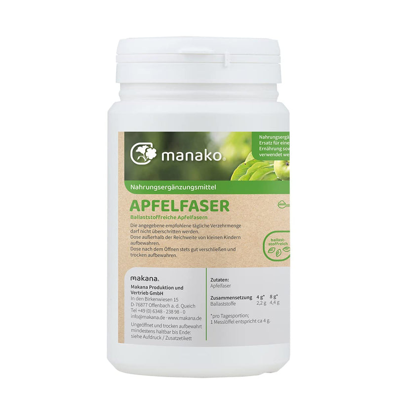 manako apple fiber can of fiber, 500 g can (1 x 0.5 kg) | 500 g (pack of 1) - NewNest Australia