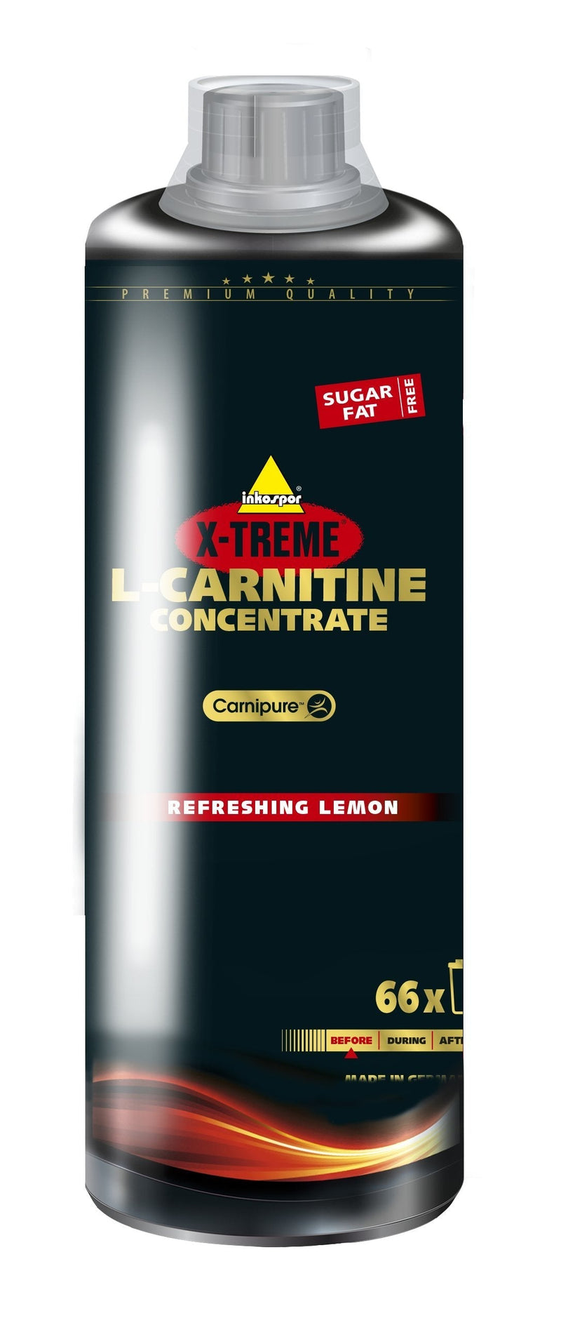 Inkospor X-Treme L-Carnitine concentrate, refreshing lemon, 1000ml bottle - NewNest Australia