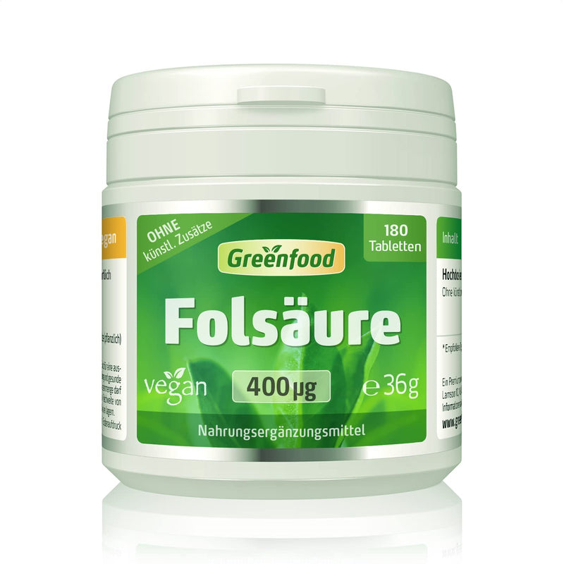 Folic Acid, 400 Mcg, Vegan High Dose Tablets ‚ For Blood Education And Pregnancy For Cell Growth And Recovery, 1X A Child. No Artificial Additives. Gm Free., , , - NewNest Australia