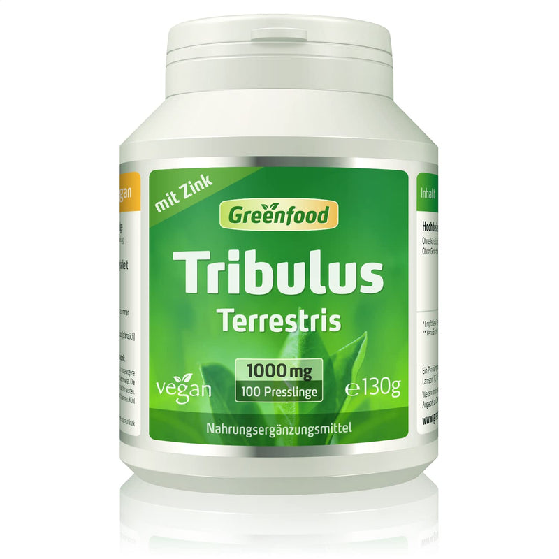 Tribulus 1000 Mg, Highly Dosed Extract (80% Saponins) Pellets ‚ Natural Testosterone Booster. For More Virility, Energy, Strength, Endurance, Burn Fat. No Artificial Additives. Gm Free. Vegan., , , - NewNest Australia