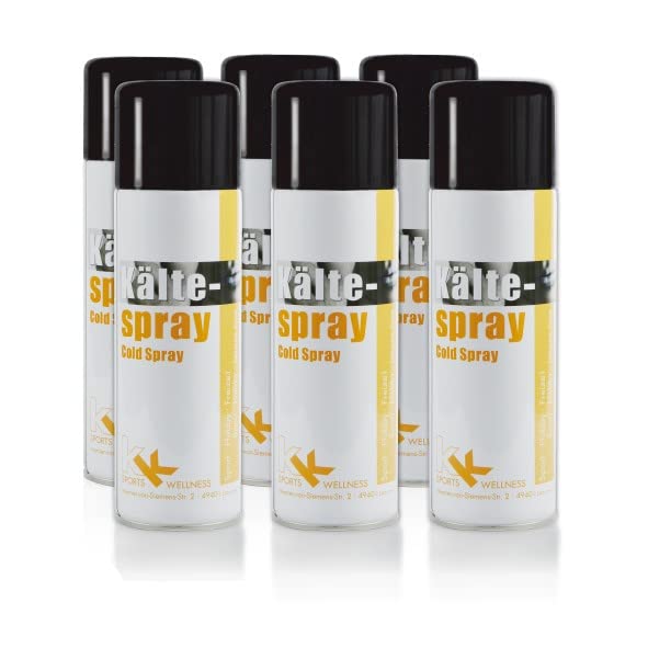 KK cold spray | 6 x 300ml | Ice spray | Sports cooling spray | Cold spray 300 ml (pack of 6) - NewNest Australia