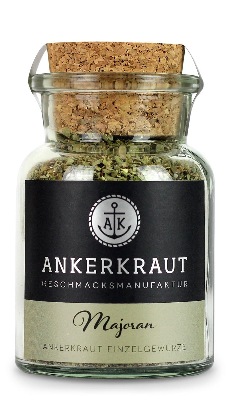 Anchor herb marjoram, spice, rubbed, 15g in a cork glass - NewNest Australia