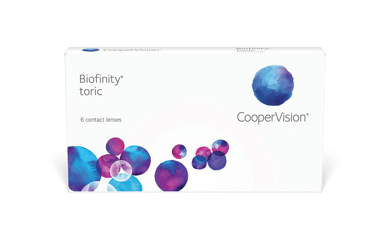 Biofinity Toric, soft toric monthly lenses, 6 pieces / BC 8.70 mm / DIA 14.5 / CYL -0.75 / AXIS 100 / -2.50 diopters -2.5 diopters 8.7 millimeters 14.5 millimeters - NewNest Australia