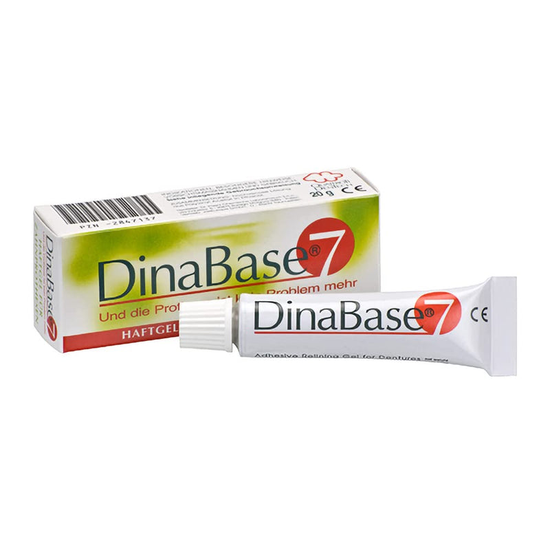 DinaBase7 denture adhesive gel (1 x 20 g) - NewNest Australia