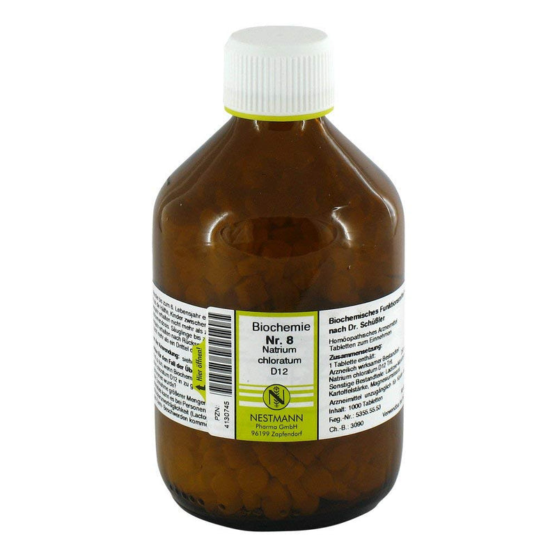BIOCHEMIE 8 NATR CHLOR D12, 1000 pcs - NewNest Australia