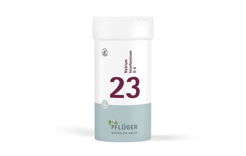 PFLÜGER Schüßler Salts No. 23 Sodium bicarbonicum D6 - 400 tablets - The supplement for acid buffering - gluten-free - NewNest Australia