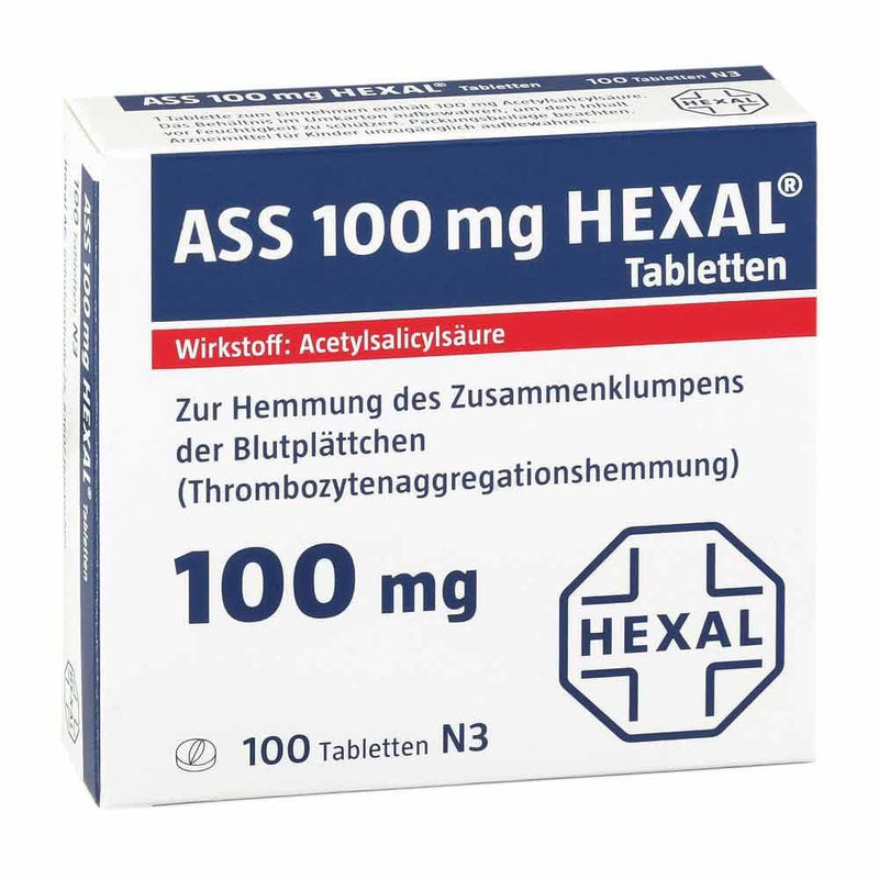 ASS 100 HEXAL tablets 100 pcs - NewNest Australia