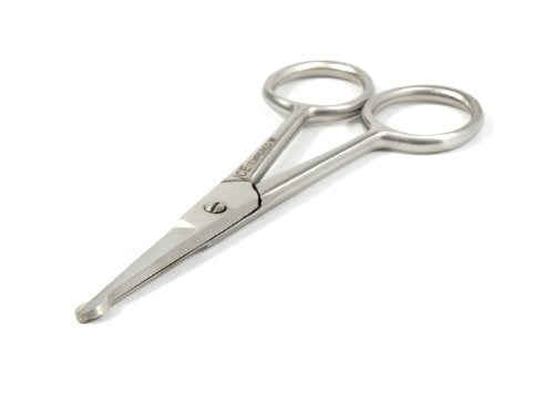 blueINOX nose scissors/beard scissors/ear hair scissors with straight cutting edge 10cm stainless steel - NewNest Australia
