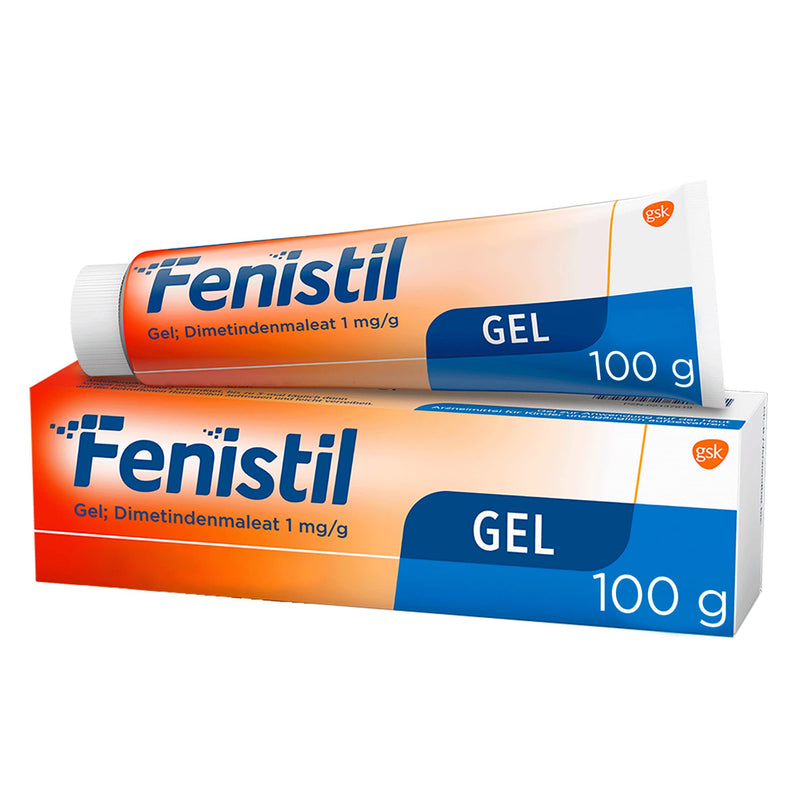 Fenistil Gel Dimetindene Maleate 1 mg/g, to relieve itching from insect bites and sunburn, 100 g 100 g (pack of 1) - NewNest Australia