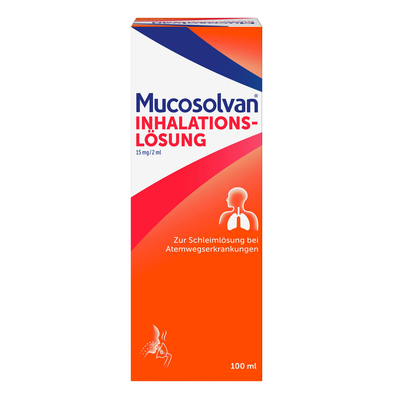 MUCOSOLVAN® inhalation solution, 100 ml, Ambroxol, for nebulizers for mucus solution 100 ml (pack of 1) - NewNest Australia