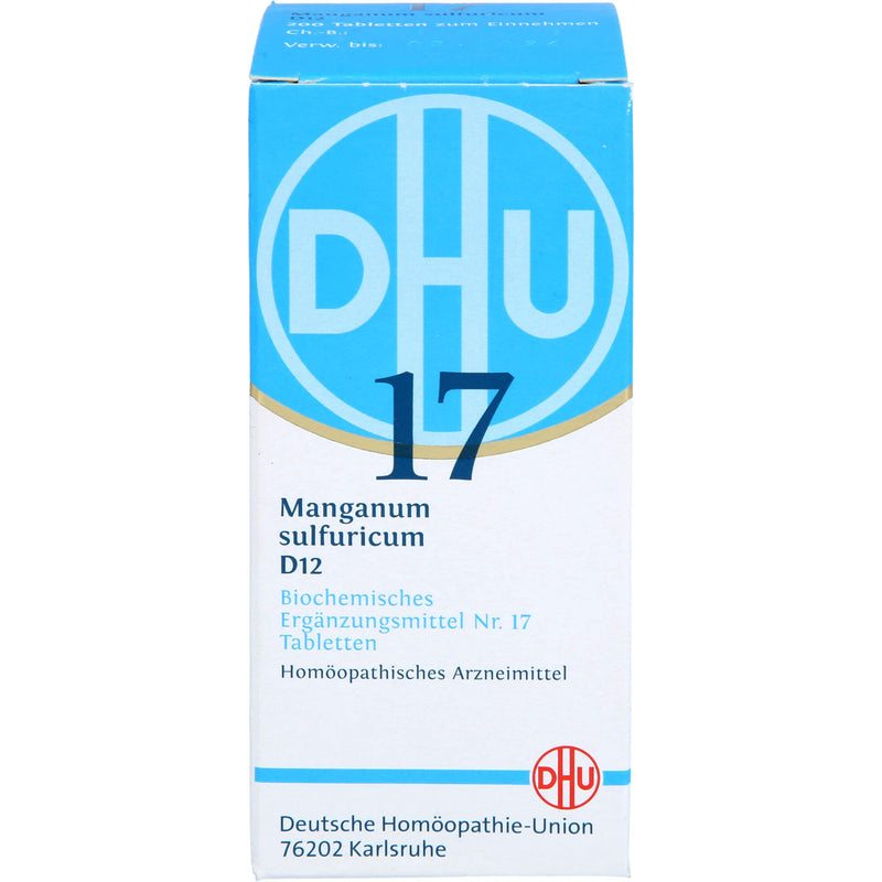 DHU Schüßler salt No. 17 Manganum sulfuricum D12 tablets, 200 tablets - NewNest Australia