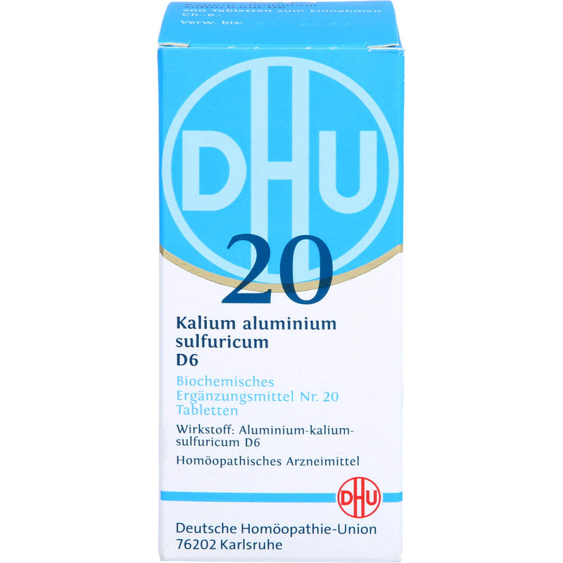 DHU Schüßler salt No. 20 potassium aluminum sulfuricum D6 tablets, 200 tablets - NewNest Australia