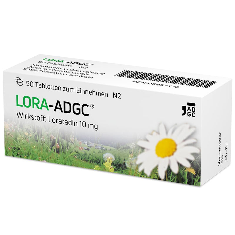 Lora ADGC - 100 pieces - anti-allergic for the treatment of allergy symptoms such as hay fever, itching and skin redness - long-lasting and well tolerated - for children aged 2 and over - NewNest Australia