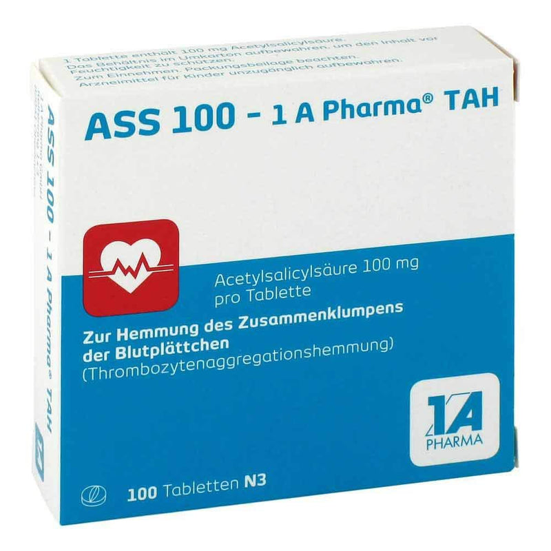 ASS 100-1 A Pharma TAH, 100 pcs - NewNest Australia