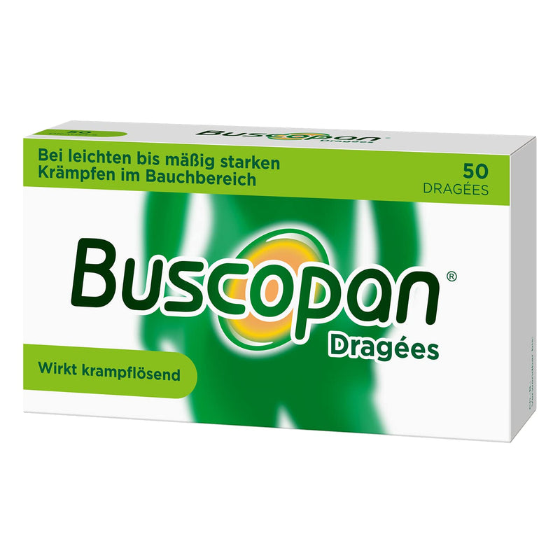 Buscopan® dragées 50 pieces - relief from abdominal pain and abdominal cramps 50 pieces (pack of 1) - NewNest Australia