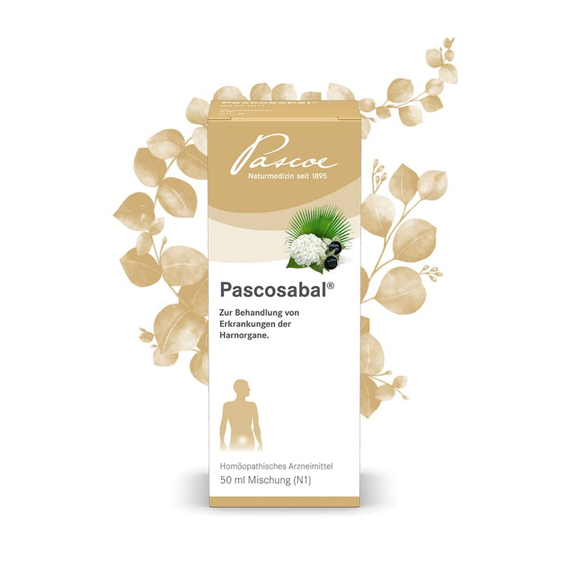 Pascoe® Pascosabal: for urinary tract inflammation, e.g. B. Cystitis - with saw palmetto (Sabal serrulatum) & hydrangea (Hydrangea arborescens) - 50 ml - NewNest Australia