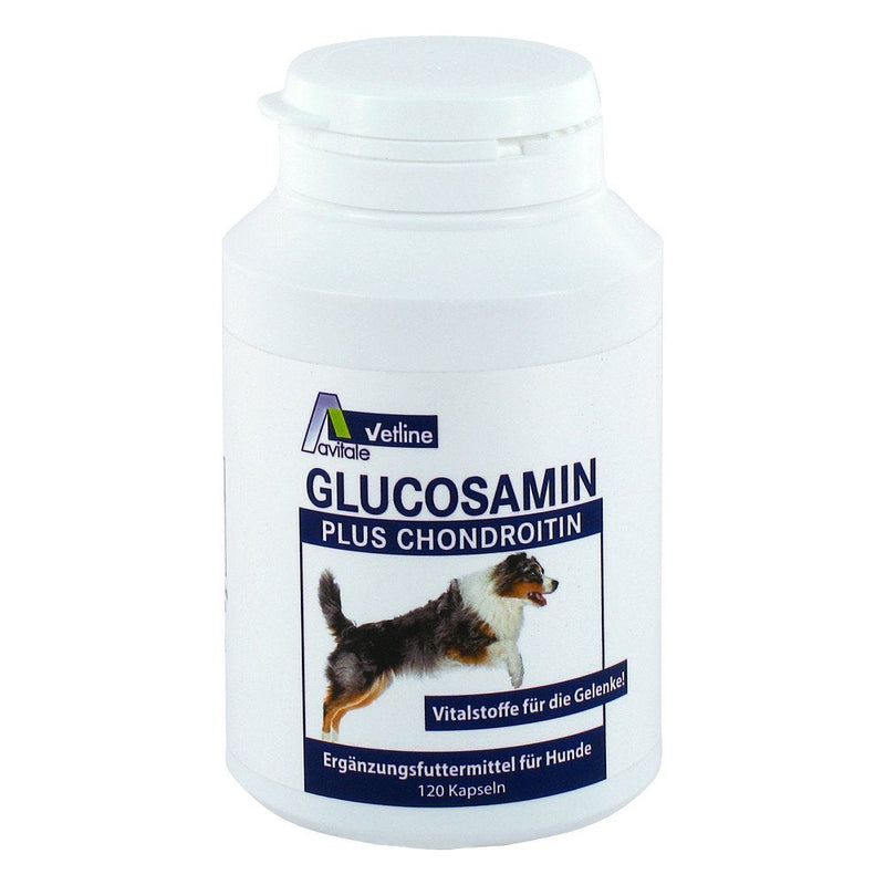 GLUCOSAMINE + CHONDROITIN capsules for dogs 120 pieces - NewNest Australia