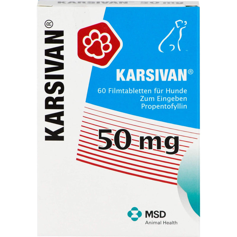 karsivan 50 film-coated tablets for dogs 60 pcs - NewNest Australia