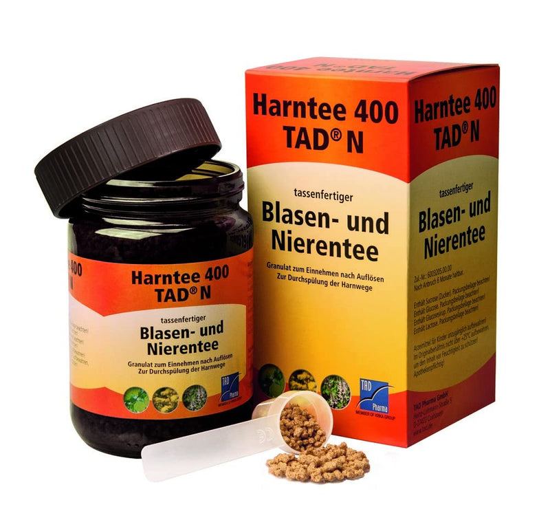 Urinary tea 400 TAD N Bladder and kidney tea for flushing out bladder infections, urinary tract infections and kidney semolina, 300 ml - NewNest Australia