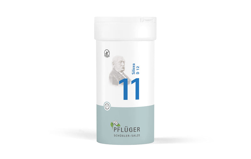 PFLÜGER Schüßler Salts No. 11 Silicea D12 - 400 tablets - The salt for hair, skin and connective tissue - gluten-free - NewNest Australia