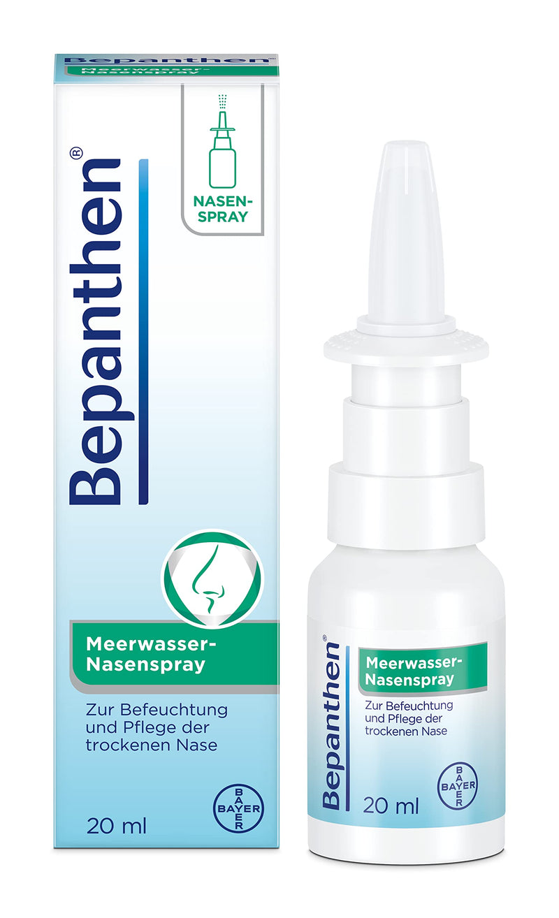 Bepanthen sea water nasal spray for dry nasal mucosa 20 ml - NewNest Australia