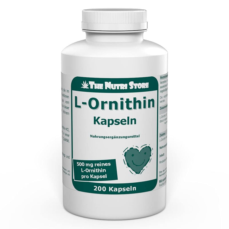 L-Ornithine 500 mg capsules 200 pieces. - NewNest Australia