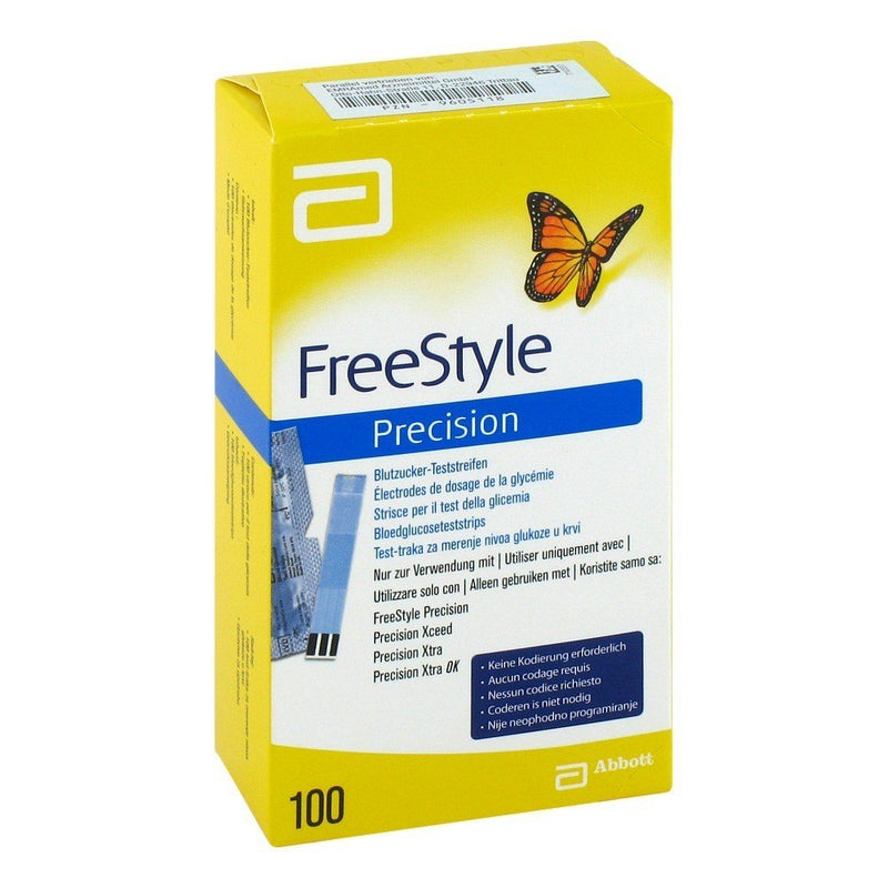 Freestyle Precision blood sugar test line without coding. - NewNest Australia